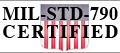 MIL STD 790 Cert Logo